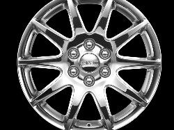 2013 GMC Acadia 19 inch 10-Spoke Chrome Wheel 19301351