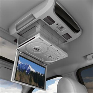 2009 GMC Yukon RSE - DVD Player - Overhead Installation Kit - Grey