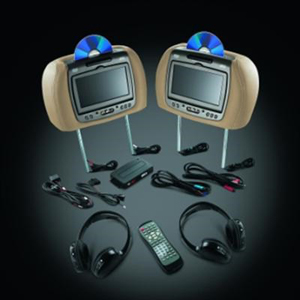 2010 GMC Sierra RSE - Head Restraint DVD System