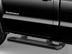 2016 GMC Sierra HD Assist Steps - 6-Inch Rectangular- Black