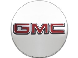 2016 GMC Canyon Center Cap - Red GMC Logo, Chrome 19303773
