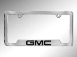 2014 GMC Savana License Plate Frame - GMC (Chrome with Black  19330369